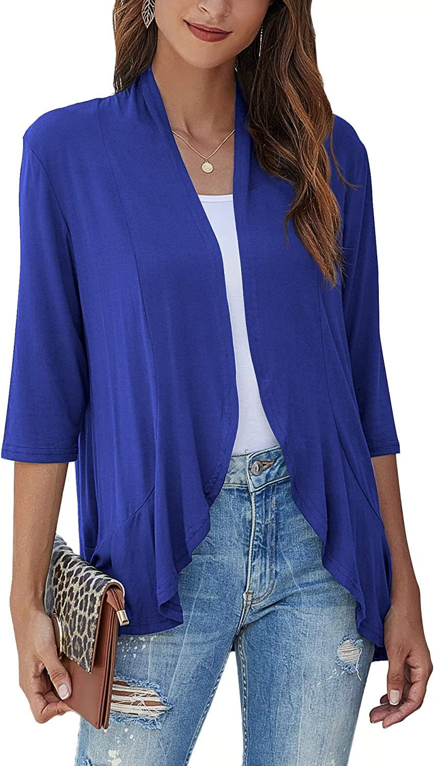 Lightweight Open Front Cardigans ~ Throw-on style that works for any outfit.