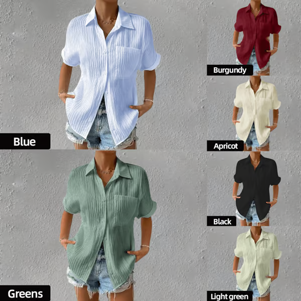 Crew Neck Lace Loose Shirt ~ The shirt that does all the work for you.