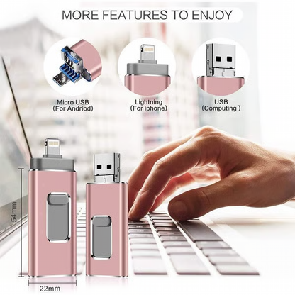 4 in 1 USB Flash Drive ~ The only flash drive you’ll ever need