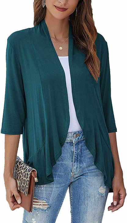 Lightweight Open Front Cardigans ~ Throw-on style that works for any outfit.
