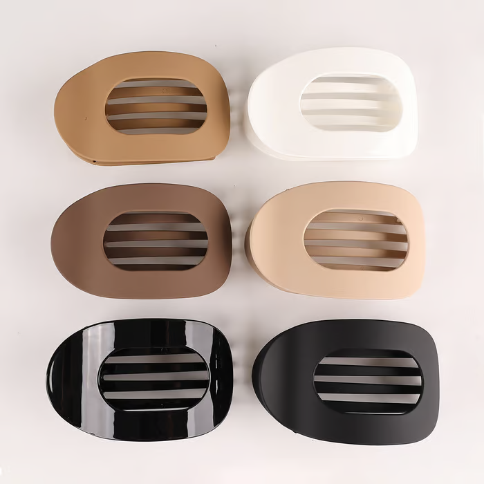 Solid Color Hair Clip ~ Lock in style without breakage or bulk.