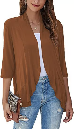 Lightweight Open Front Cardigans ~ Throw-on style that works for any outfit.
