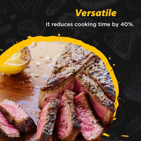 Stainless Steel Meat Tenderizer ~ Turn any cut into a steakhouse-quality bite