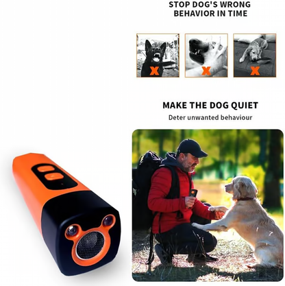 Ultrasonic Dog Bark Deterrent Device ~ Stop unwanted barking and protect your space instantly.