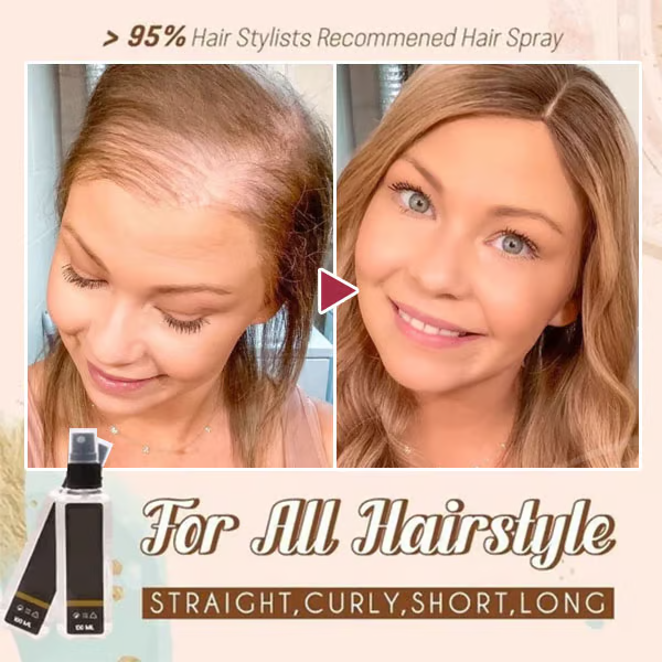 Plant Protein Hair Thickening Spray ~ Instantly boost volume with a natural, lightweight lift-