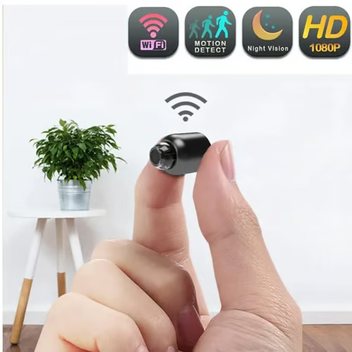 Night Vision Mini WIFI Camera ~ Instant Eyes on Thieves, Sitters, or Strangers.