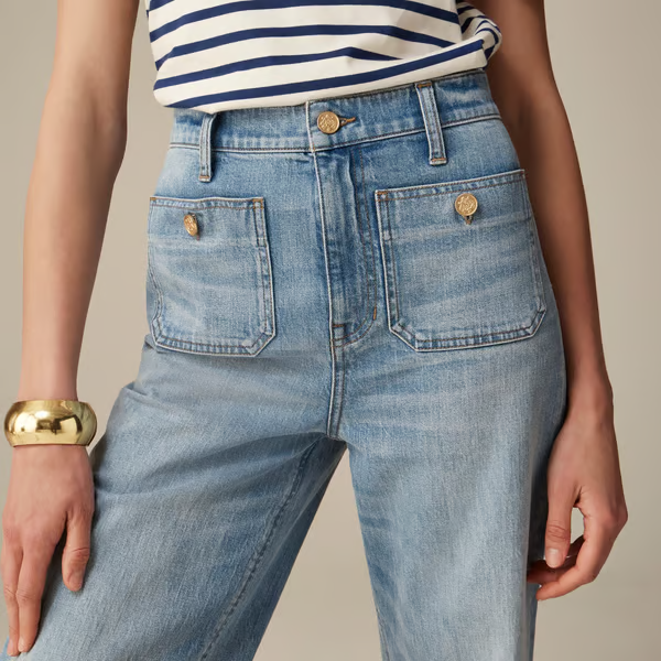 Tummy Control Sailor Wide Leg Trouser ~ Flatten your belly and fake longer legs in seconds.