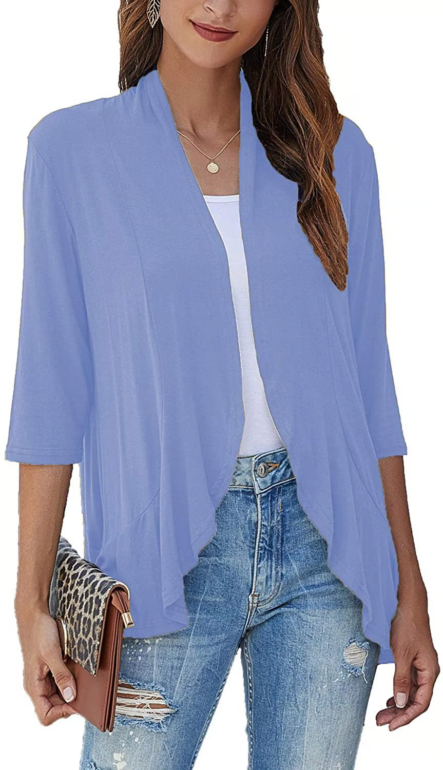 Lightweight Open Front Cardigans ~ Throw-on style that works for any outfit.