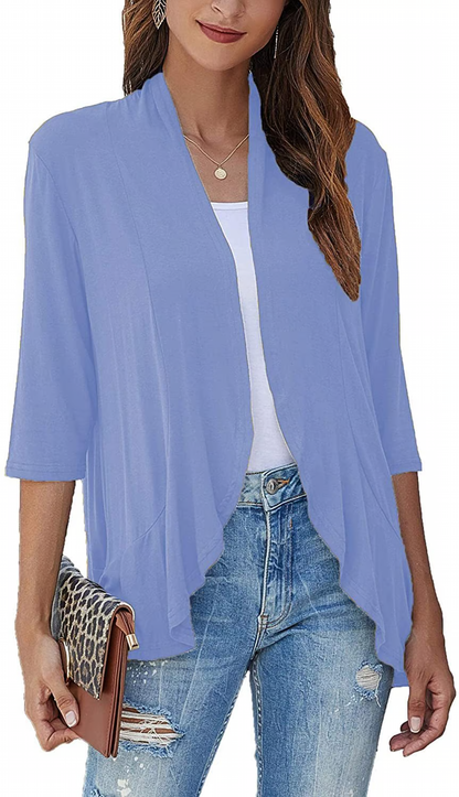 Lightweight Open Front Cardigans ~ Throw-on style that works for any outfit.