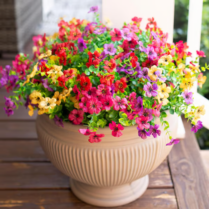 UV Resistant Lifelike Artificial Flowers ~ Brighten your garden with zero upkeep
