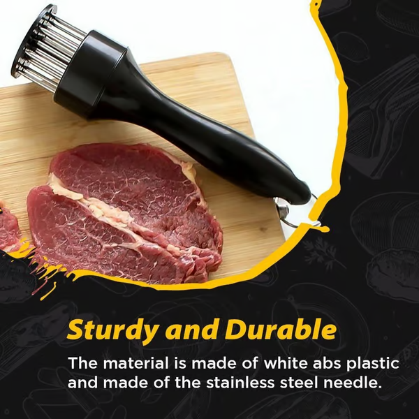 Stainless Steel Meat Tenderizer ~ Turn any cut into a steakhouse-quality bite