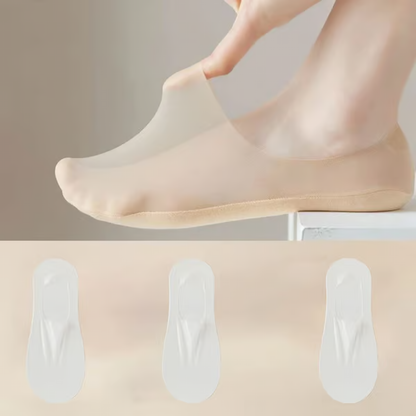 Invisible Breathable Socks ~ Stay-cool comfort that never slips.