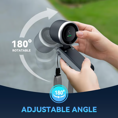 Portable Handheld Turbo Fan ~ Instant cooling power in your pocket.