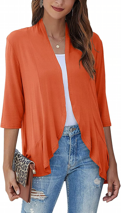 Lightweight Open Front Cardigans ~ Throw-on style that works for any outfit.