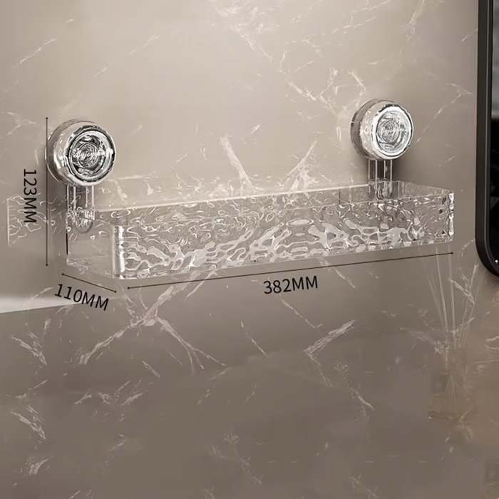 Corrugated Suction Cup Storage Holder ~ Instant storage with zero drilling or damage.