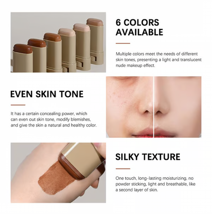 Foundation Face Stick ~ Smooth, natural coverage in a single swipe