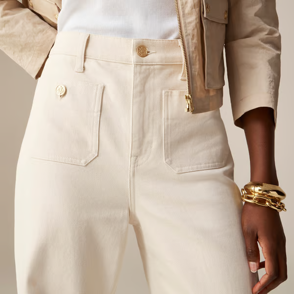 Tummy Control Sailor Wide Leg Trouser ~ Flatten your belly and fake longer legs in seconds.