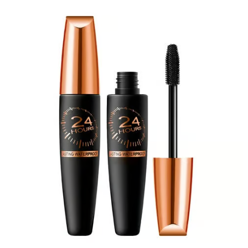 Waterproof Silk Fibre Thick Lengthening Mascara ~ 500% Volume, Zero Extensions Needed.