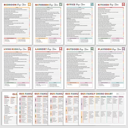 Cleaning & Organizing Toolkit ~ ADHD-focused system to simplify cleaning