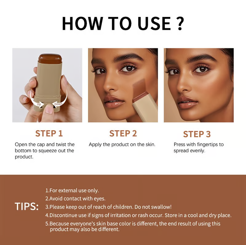 Luxury Anti-Wrinkle Foudation Stick ~ Look 10 Years Younger in Under 60 Seconds