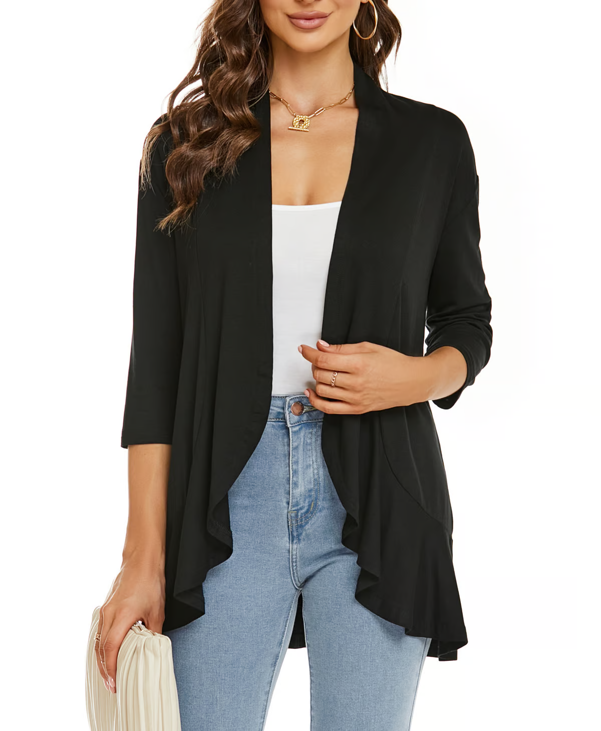 Lightweight Open Front Cardigans ~ Throw-on style that works for any outfit.