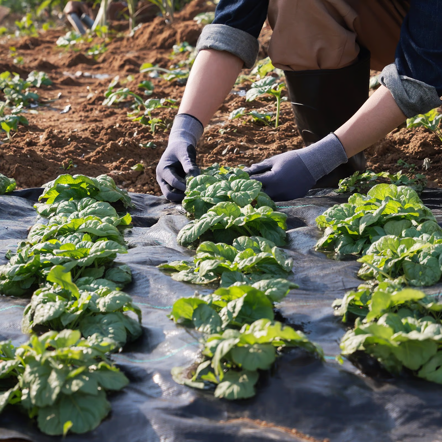 Premium Woven Weed Barrier ~ No chemicals, no mess, just results