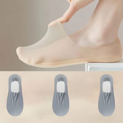 Invisible Breathable Socks ~ Stay-cool comfort that never slips.