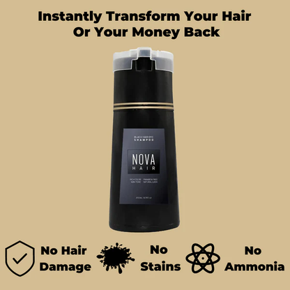 Hair Instant Dye Shampoo ~ Look 10 years younger in 10 minutes