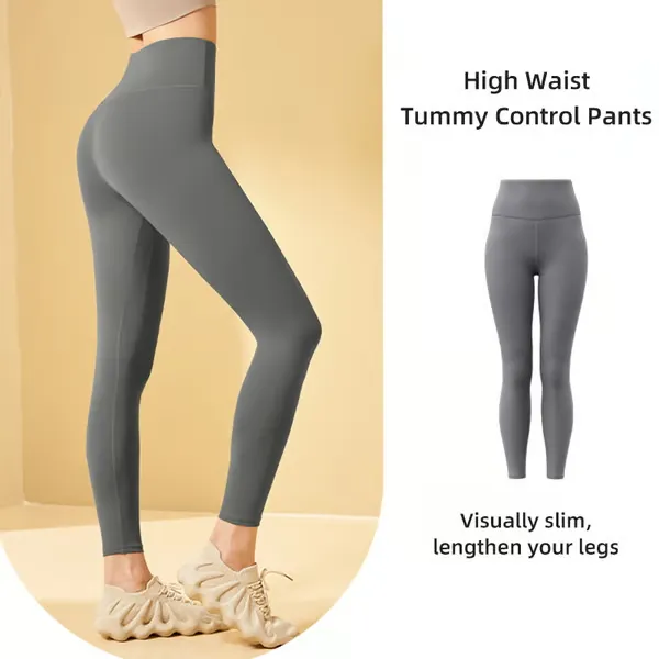 High Waisted Tummy Control Training Leggings ~ Leggings That Hide the Pooch.