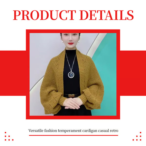 Hollow Out Knitted Shawl Coat ~ Own every sidewalk like it’s Fashion Week.