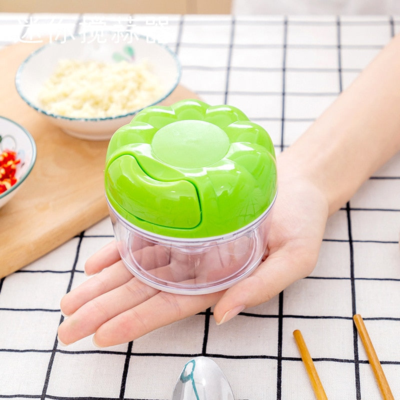 Manual Food Processor ~ Quick, Mess-Free Chopping Anytime, Anywhere